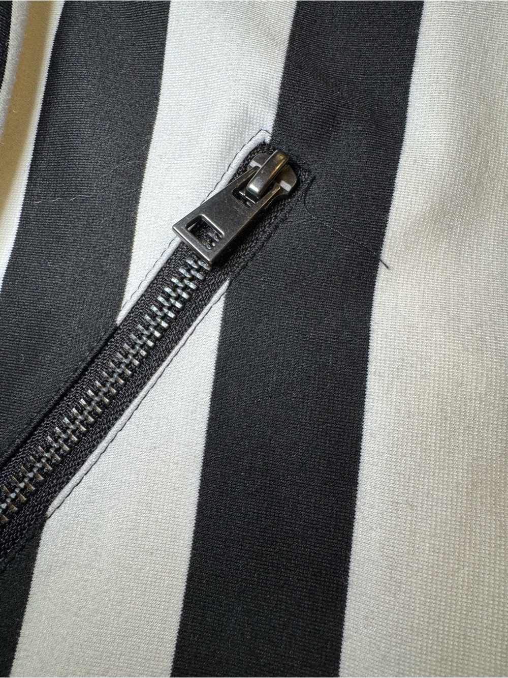 Forever 21 Black & White Striped Moto Jacket - Picture 5 of 12